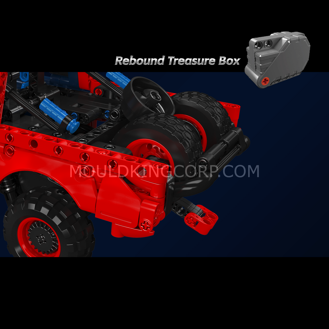Mould King 18041 Pull-Back Trophy Truck Building Set | 894 Pcs