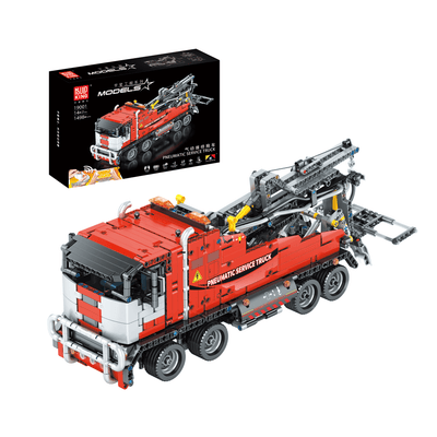 MOULD KING 19001 Remote Controlled Tow Truck Building Set | 1,498 PCS