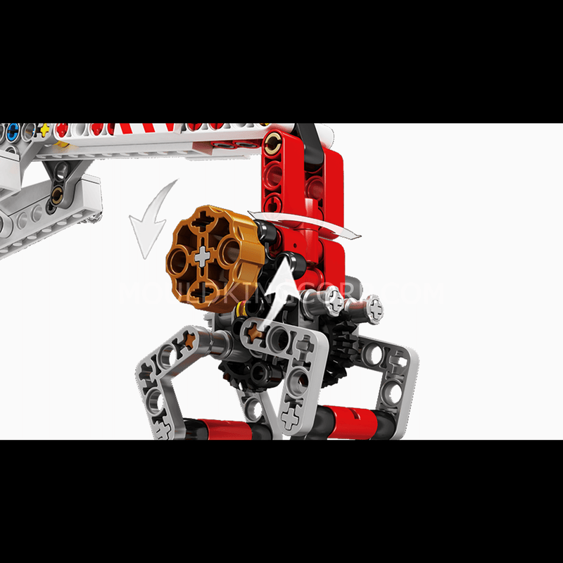 Mould King 19006 Pneumatischer Holztransporter-Bausatz | 938 Teile