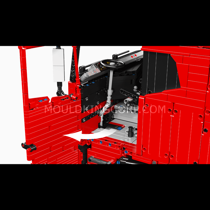 Mould King 19015+19015T FH16 Ferngesteuerter pneumatischer Traktor und Anhänger Bausätze