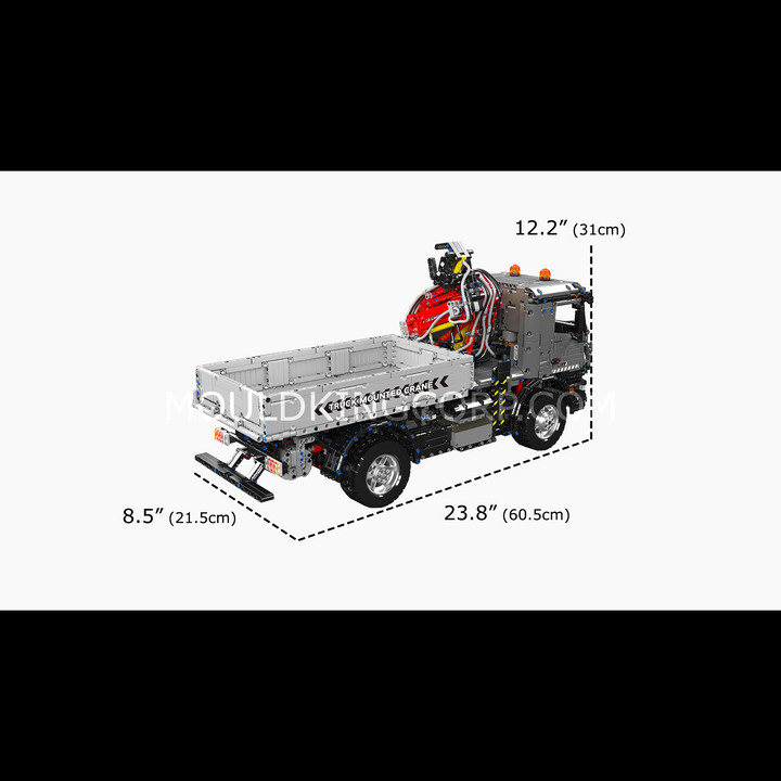 Mould King 19016 Remote Controlled Crane Truck Building Set | 3,757 Pcs