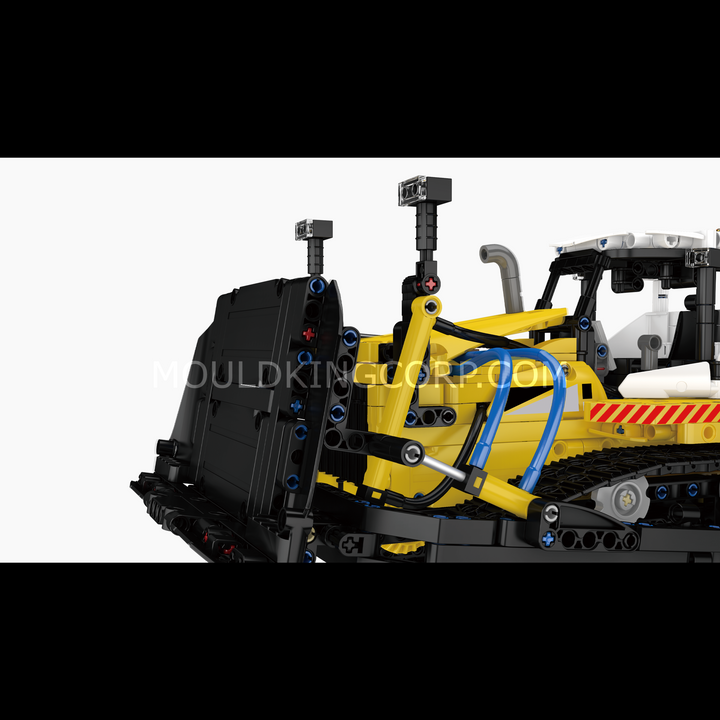 Mould King 19019 PR756 Bulldozer Pneumatic Engineering Construction Building Set | 1,200 Pcs