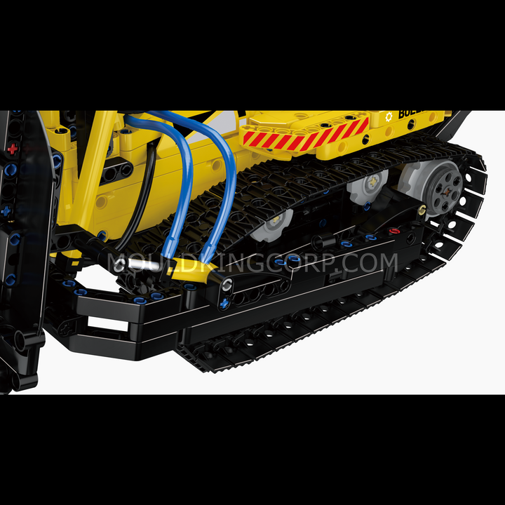 Mould King 19019 PR756 Bulldozer Pneumatic Engineering Construction Building Set | 1,200 Pcs