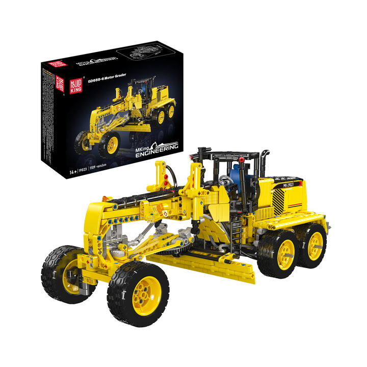 Mould King 19023 GD655-6 Motor Grader Building Set | 1,109 Pcs Mould King 19023 GD655-6 Motor Grader Building Set | 1,109 Pcs