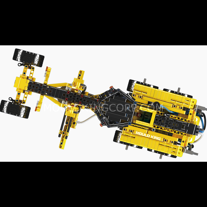 Mould King 19023 GD655-6 Motor Grader Building Set | 1,109 Pcs