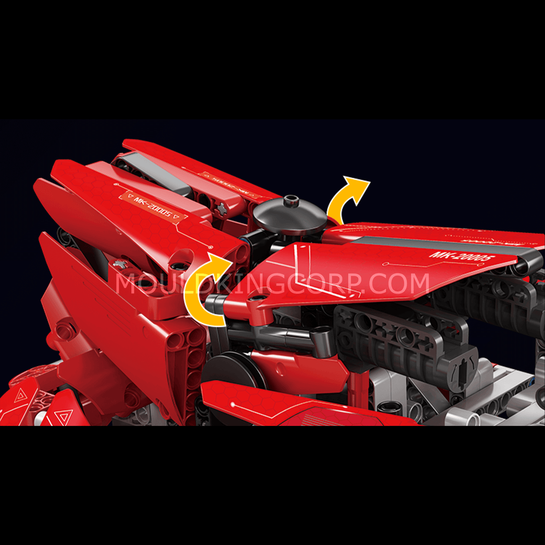 MOULD KING 20005 Afstandsbediening Hexapod Bouwset | 1.608 pcs