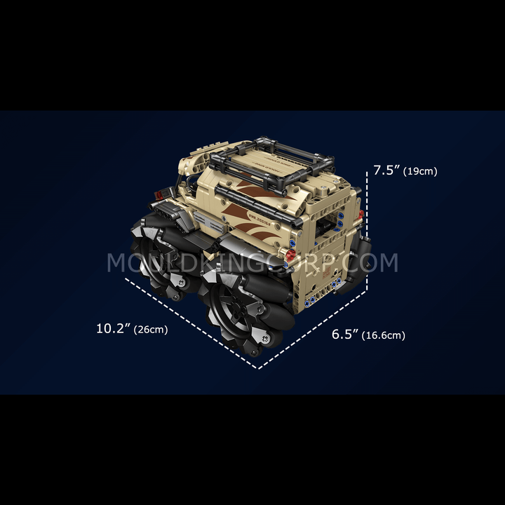 Mould King 20016 Mecanum ATV Remote Controlled Building Set | 617 PCS