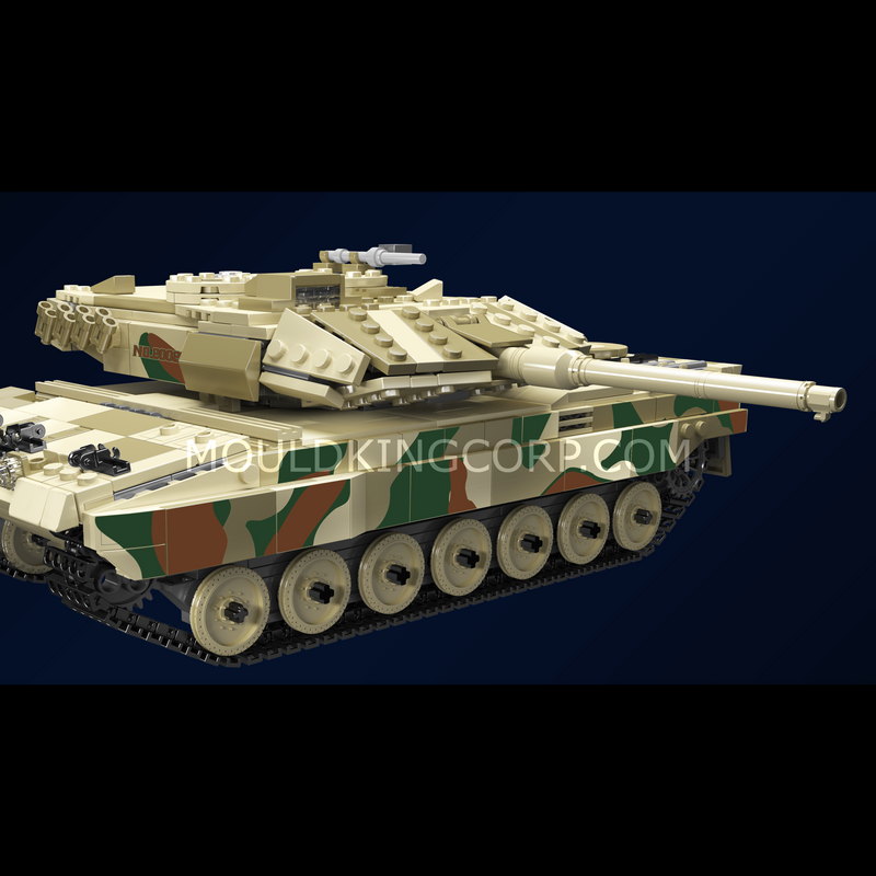 Mallenkoning 20020S Afstandsbediening LEOPARD 2 Tank Bouwset | 1.100 Stuks