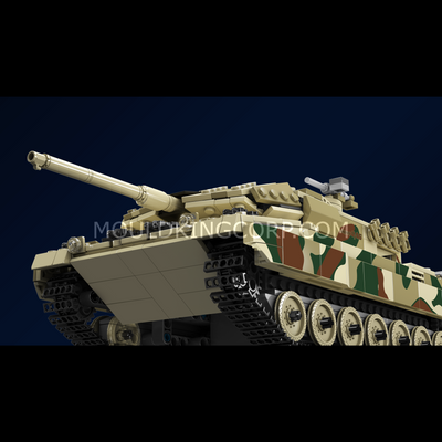 Mould King 20020S Remote Controlled LEOPARD 2 Tank Building Set | 1,100 Pcs