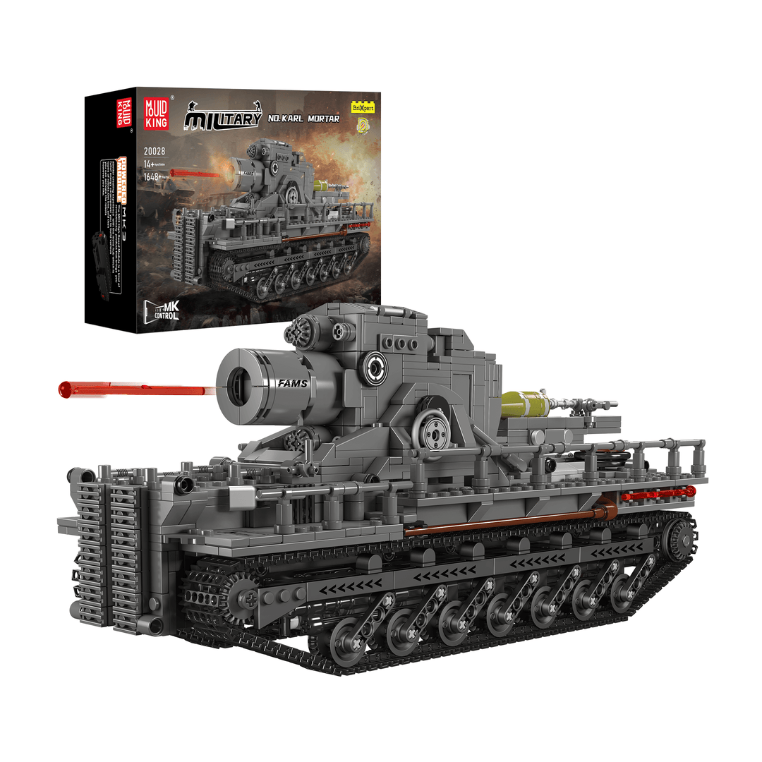 Mallenkoning 20028 Op afstand bestuurbare Karl Mortier Tank Bouwset | 1.648 Stuks