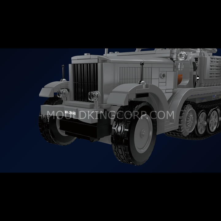 Mould King 20048 German 3.7cm Anti-Aircraft Half-Track Vehicle Building Set | 1,188 Pcs