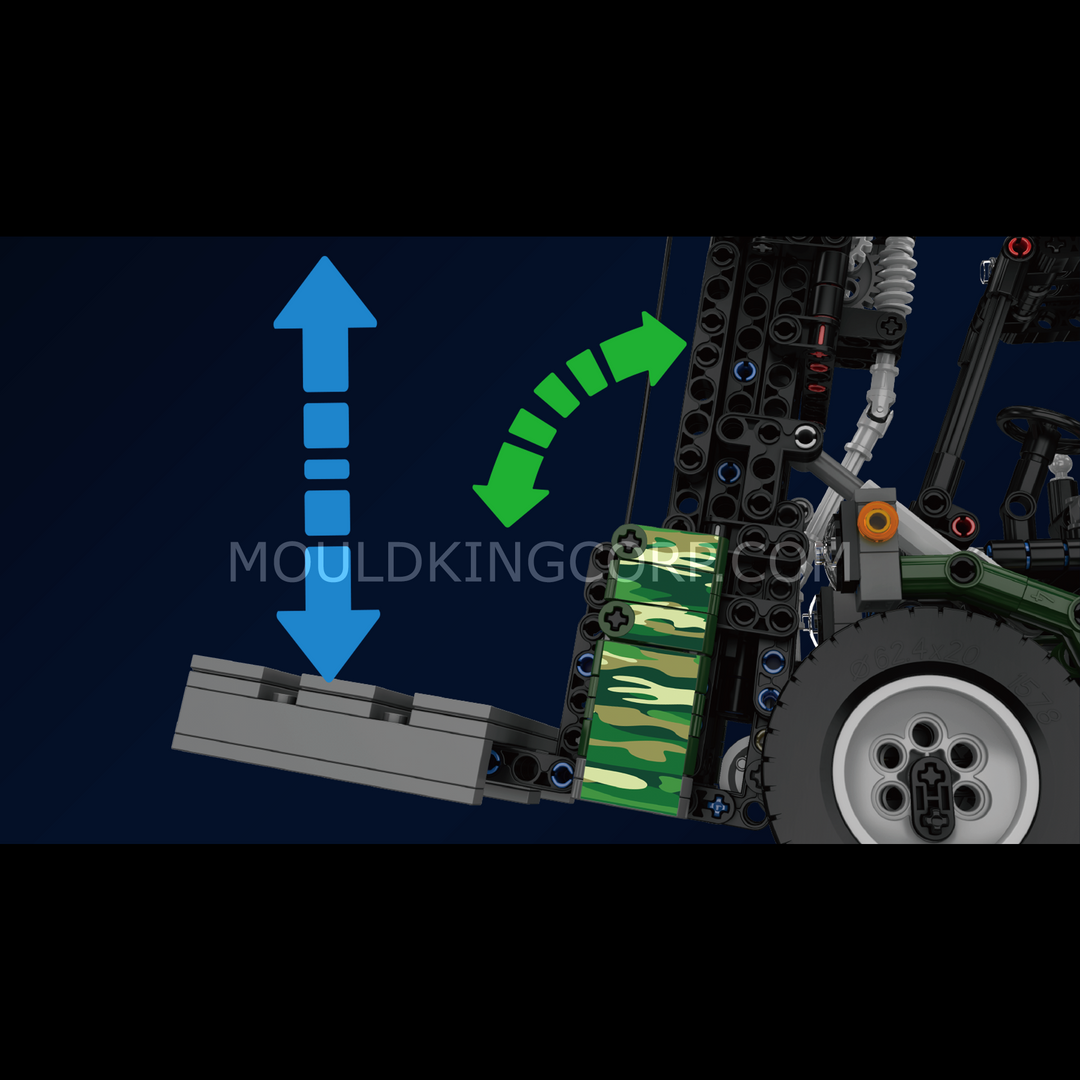 Mould King 20050 All-Terrain Forklift Building Set | 1,312 PCS