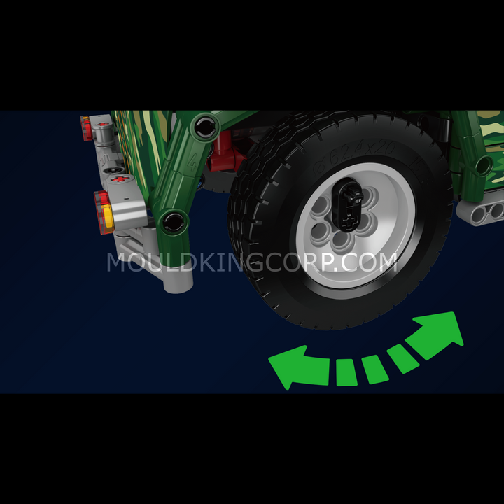 Mould King 20050 All-Terrain Forklift Building Set | 1,312 PCS