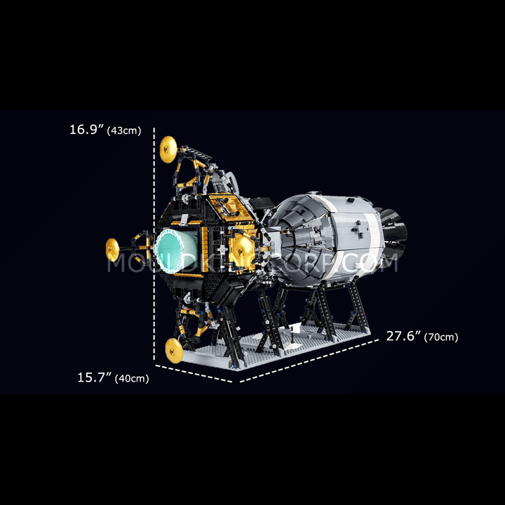 Mallenkoning 21006 Apollo 11 Ruimtevaartuig Bouwset | 7.106 stuks