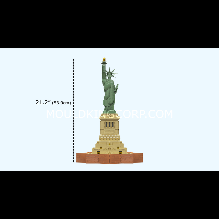Mould King 22032 Statue of Liberty Architecture Building Set | 2,620 Pcs