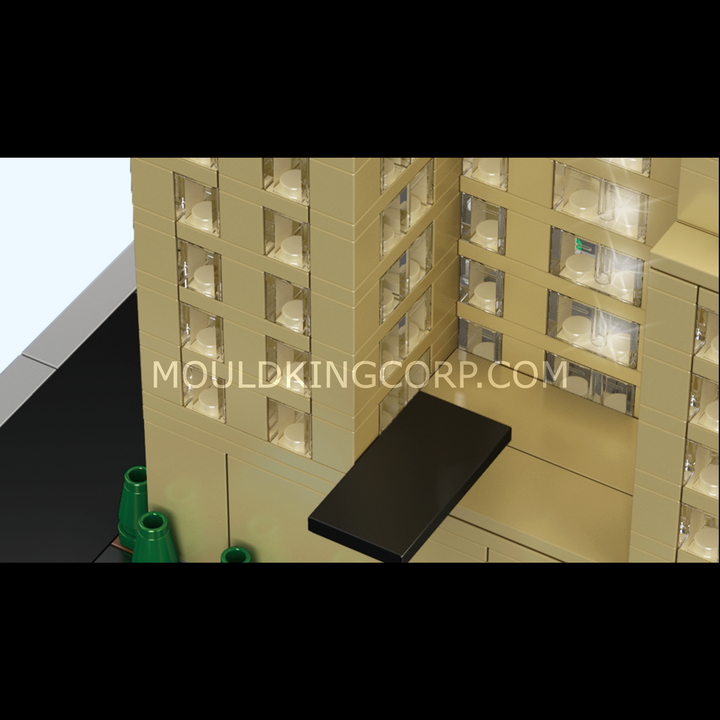 Mould King 22036 New York Landmark Skyscraper Building Set with Lights | 2,265 Pcs