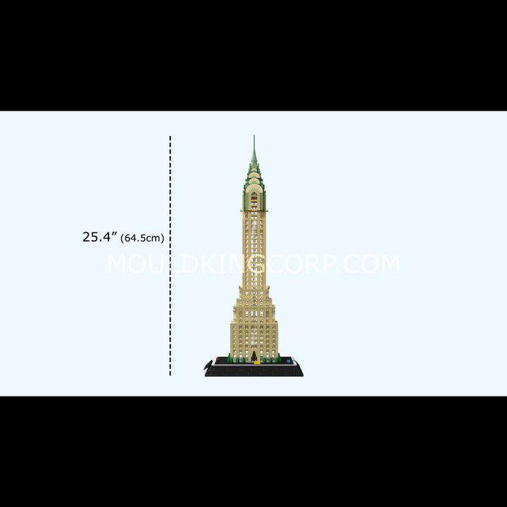 Mould King 22036 New York Landmark Skyscraper Building Set with Lights | 2,265 Pcs
