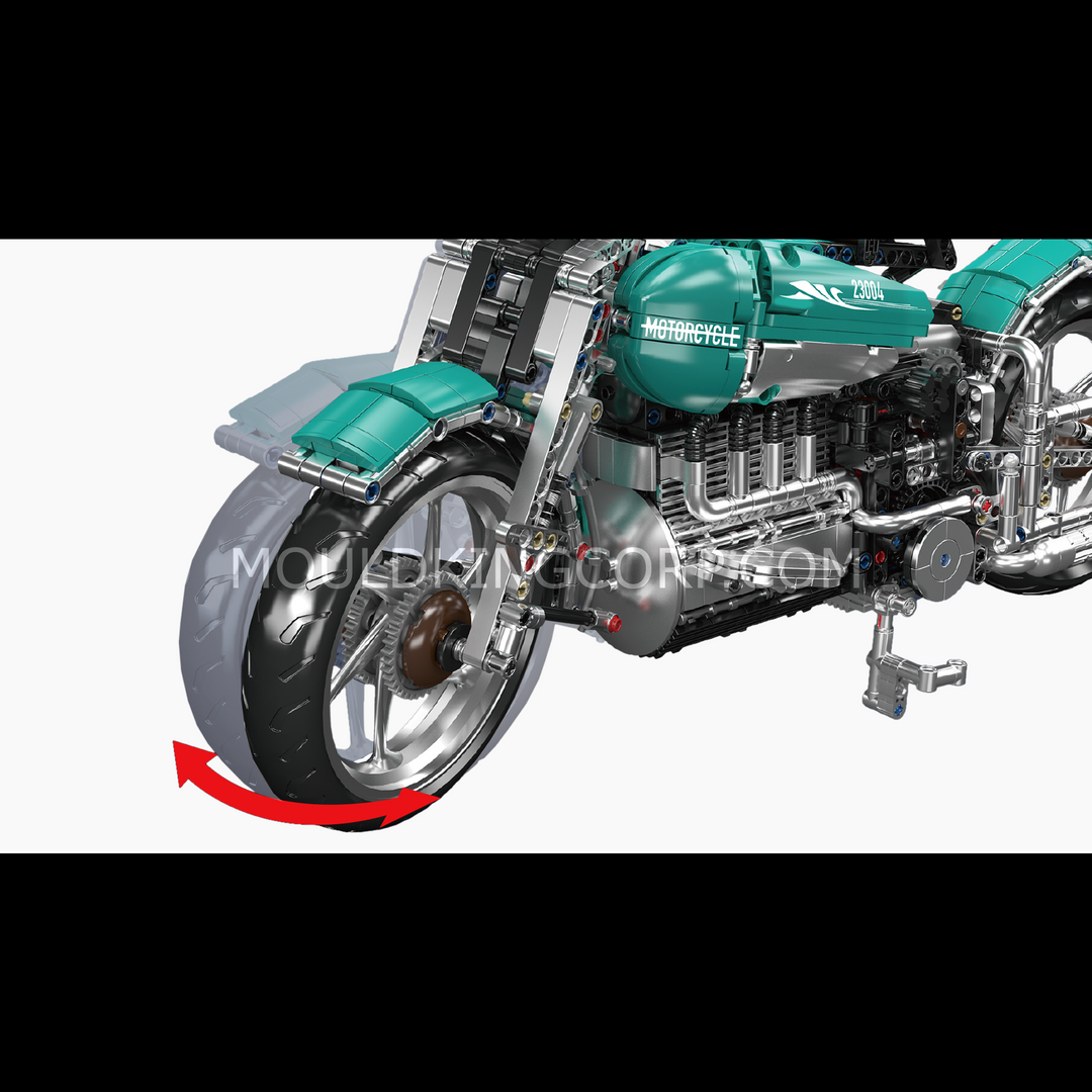 Mould King 23004 American Cruiser Motorcycle Building Set | 1,971 Pcs