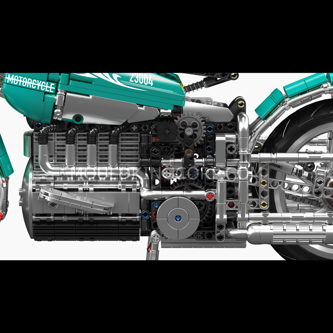 Mould King 23004 American Cruiser Motorcycle Building Set | 1,971 Pcs