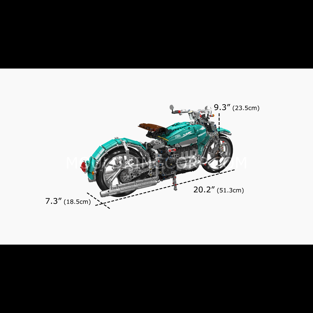 Mould King 23004 American Cruiser Motorcycle Building Set | 1,971 Pcs