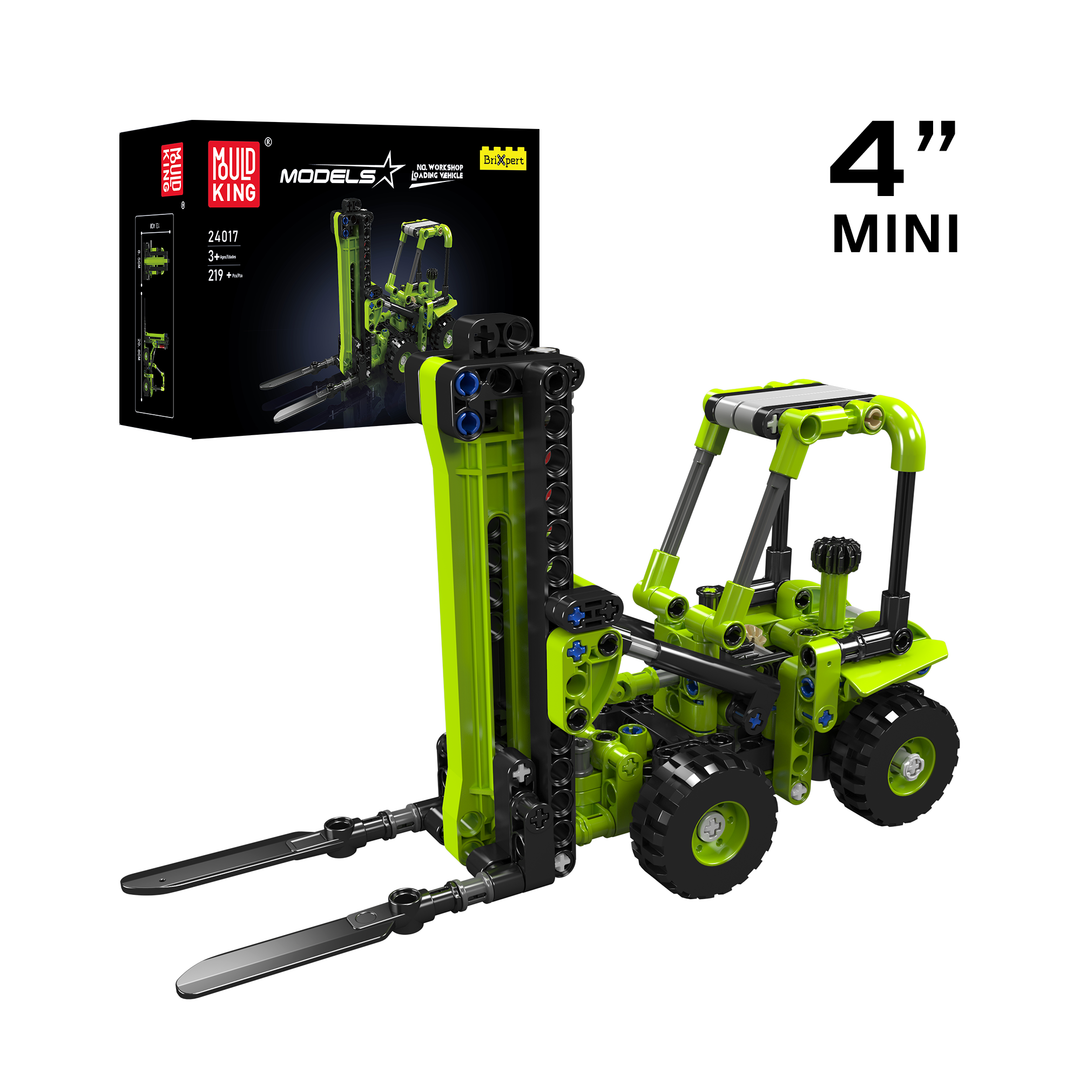 Mould King 24017 Ensemble de jouets de construction pour atelier de chariot élévateur | 219 pièces