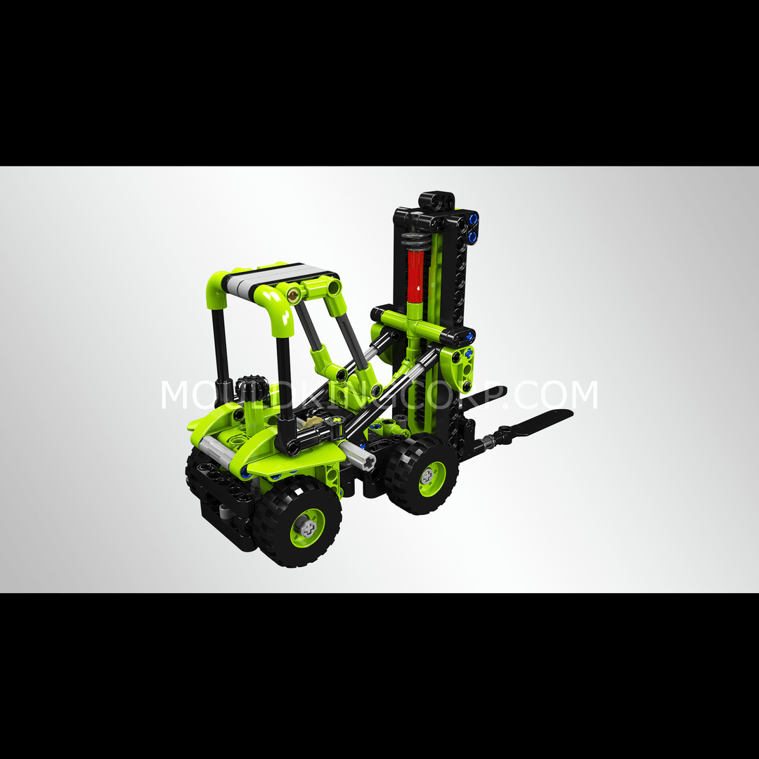 Mould King 24017 Ensemble de jouets de construction pour atelier de chariot élévateur | 219 pièces