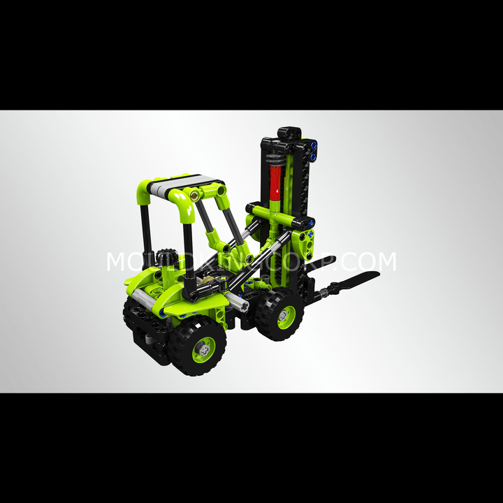 Mould King 24017 Ensemble de jouets de construction pour atelier de chariot élévateur | 219 pièces