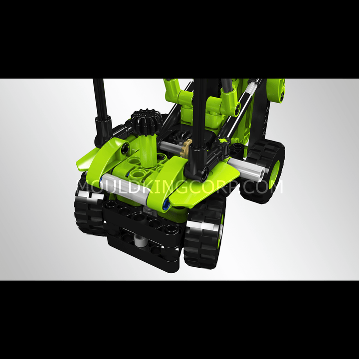 Mould King 24017 Ensemble de jouets de construction pour atelier de chariot élévateur | 219 pièces