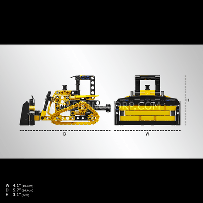Mould King 24020 Crawler Bulldozer Building Toy Set | 244 PCS