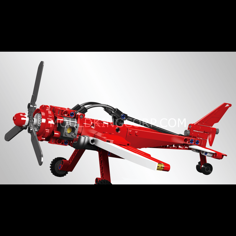 Mould King 24023 Racing Plane Building Toy Set | 252 PCS