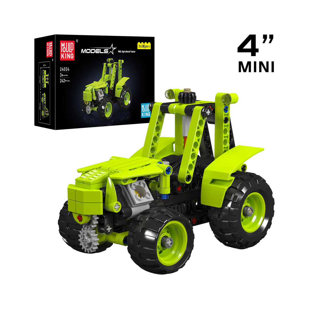 Mould King 24024 Bauspielzeug-Set für Bauernhoftraktoren | 242 Teile