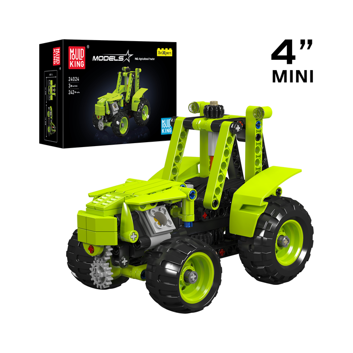 Mould King 24024 Bauspielzeug-Set für Bauernhoftraktoren | 242 Teile