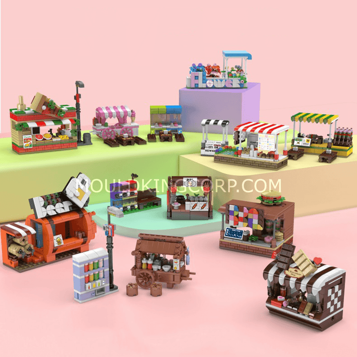 Mallenkoning 24033 Ice Scream Truck & Klauwmachine bouwset | 269 delig