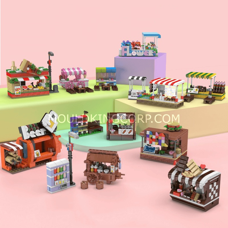 Mould King 24033 Ice Scream Truck & Claw Machine Building Set | 269 Pcs