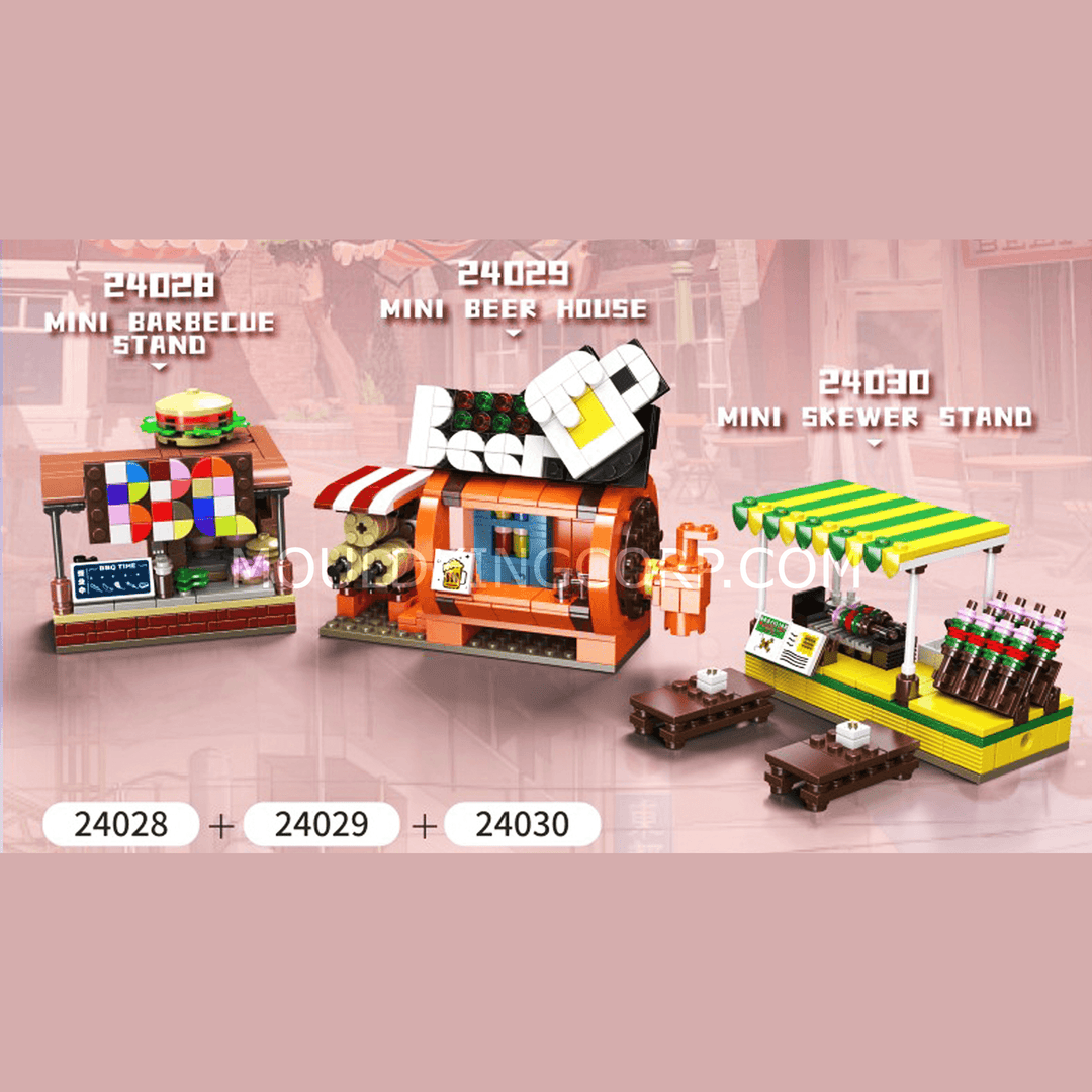 Mallenkoning 24033 Ice Scream Truck & Klauwmachine bouwset | 269 delig