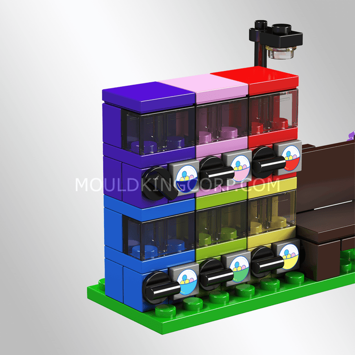 Mallenkoning 24025 Oden Stand & Capsule Speelgoedmachine Bouwset | 265 Stuks