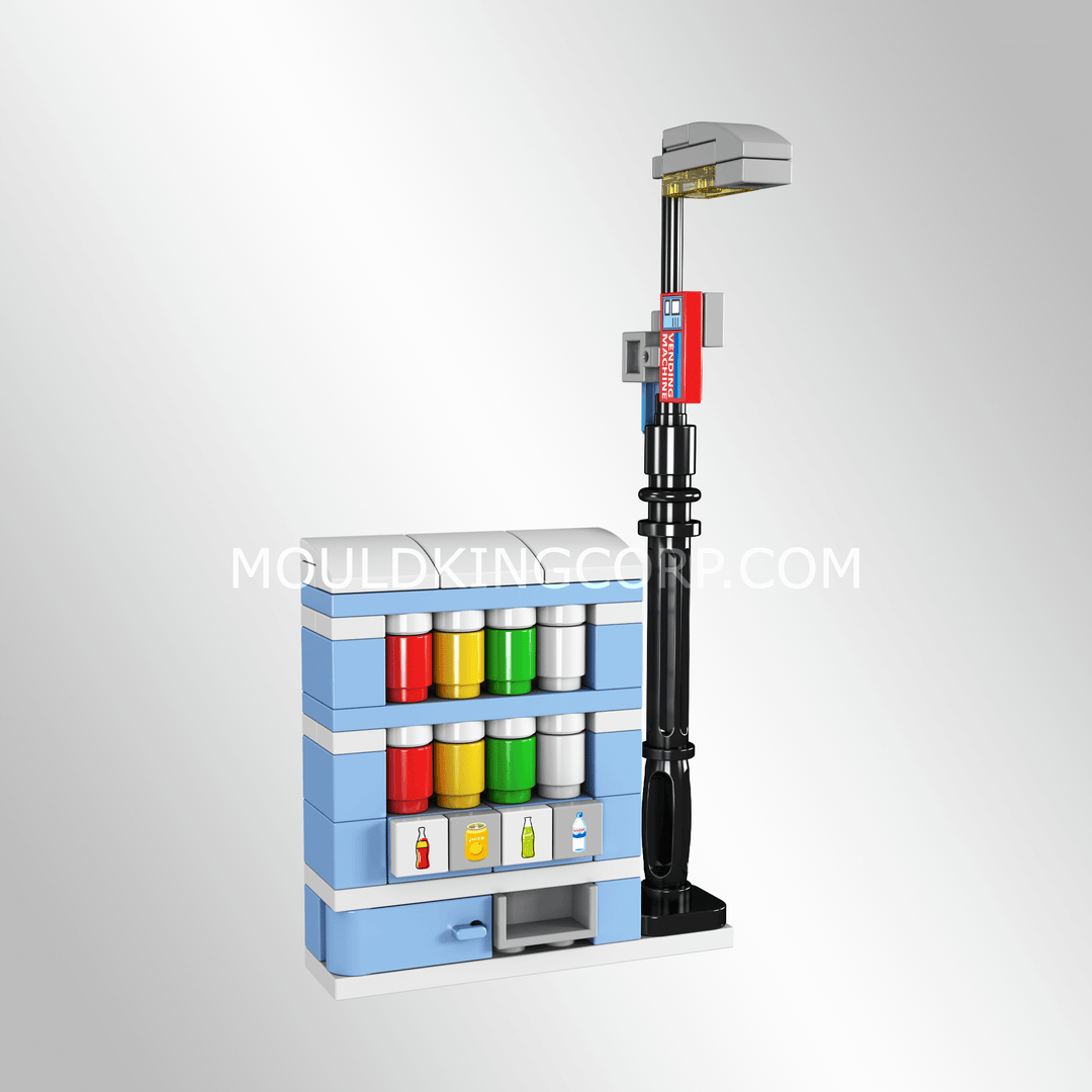 Mould King 24026 Ramen Stand & Vending Machine Building Set | 256 Mould King 24026 Ramen Stand & Vending Machine Building Set | 256