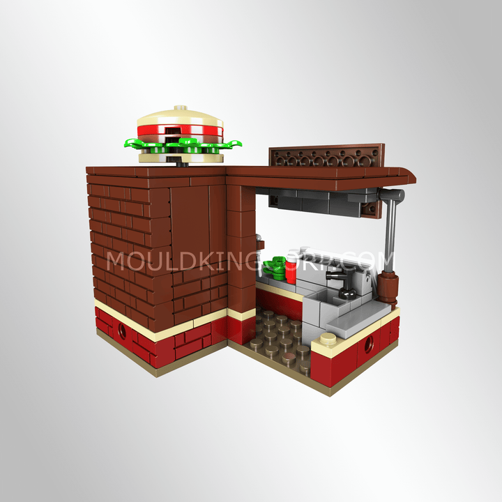 Mallenkoning 24028 BBQ-standaard Bouwspeelgoed Set | 249 stuks
