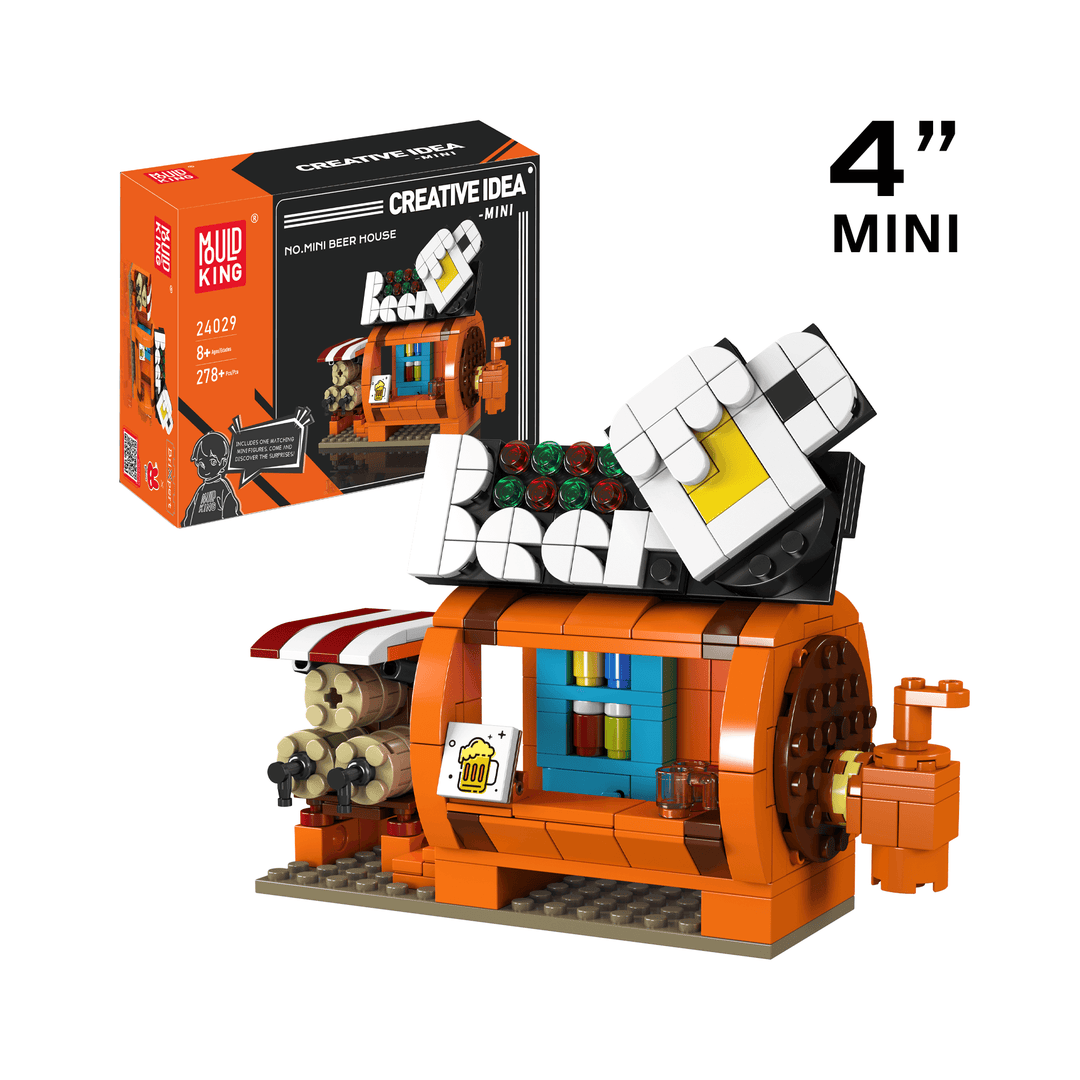 Mallenkoning 24029 Bierhuis Bouwspeelgoed Set | 278 Stuks