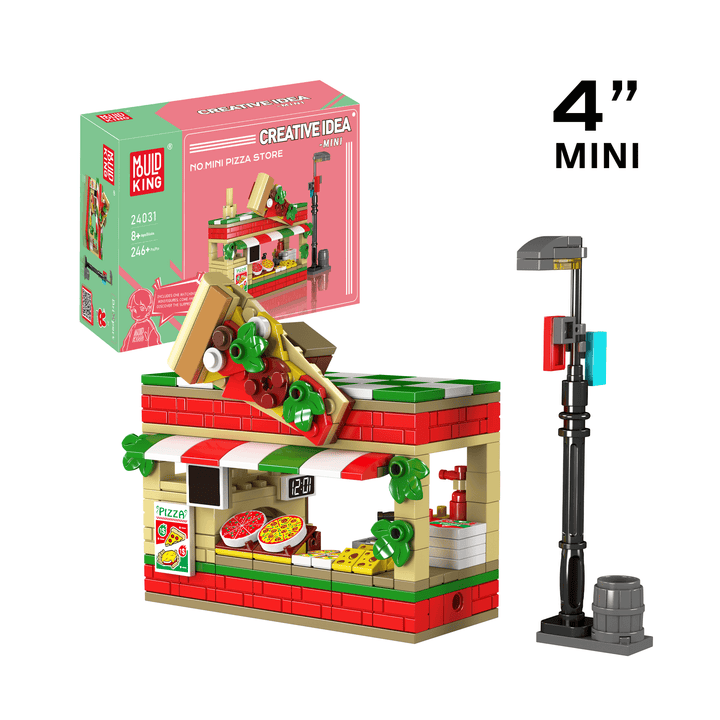 Mallenkoning 24031 Pizza Store Bouwspeelgoed Set | 246 Stuks
