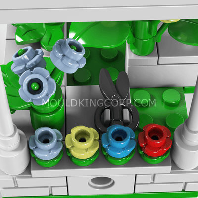 Mould King 24032 Flower Shop Buidling Toy Set | 261 Pcs