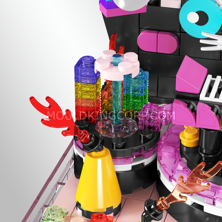 Mould King 24045 Black-Cat-themed Samba Stage Building Set | 368 Pcs