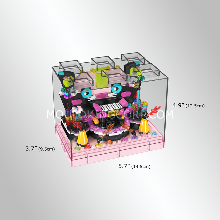 Mould King 24045 Black-Cat-themed Samba Stage Building Set | 368 Pcs