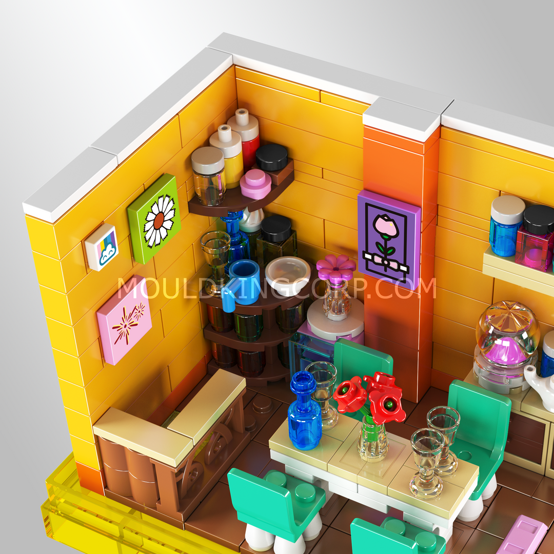 Mould King 24046 HOME Restaurant Building Set | 300 Pcs