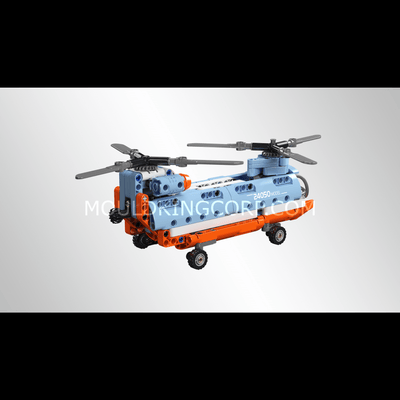 Mould King 24050 Tandem Rotor Helicopter Building Toy Set | 270 Pcs