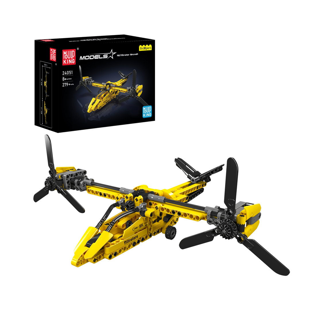 Mould King 24051 Tiltrotor Aircraft Building Set | 279 Pcs