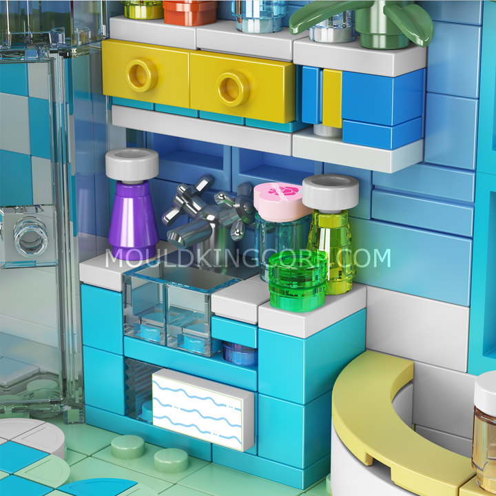 Mould King 24057 HOME Bathroom Building Set | 312 Pcs