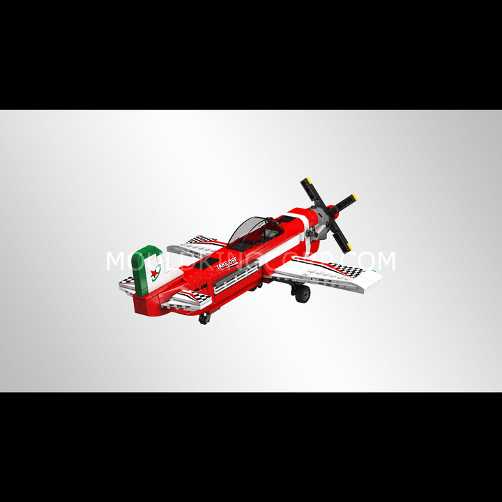 Mould King 24058 Kit de construction de maquettes d'avion de course | 470 pièces