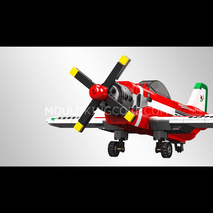 Mould King 24058 Kit de construction de maquettes d'avion de course | 470 pièces