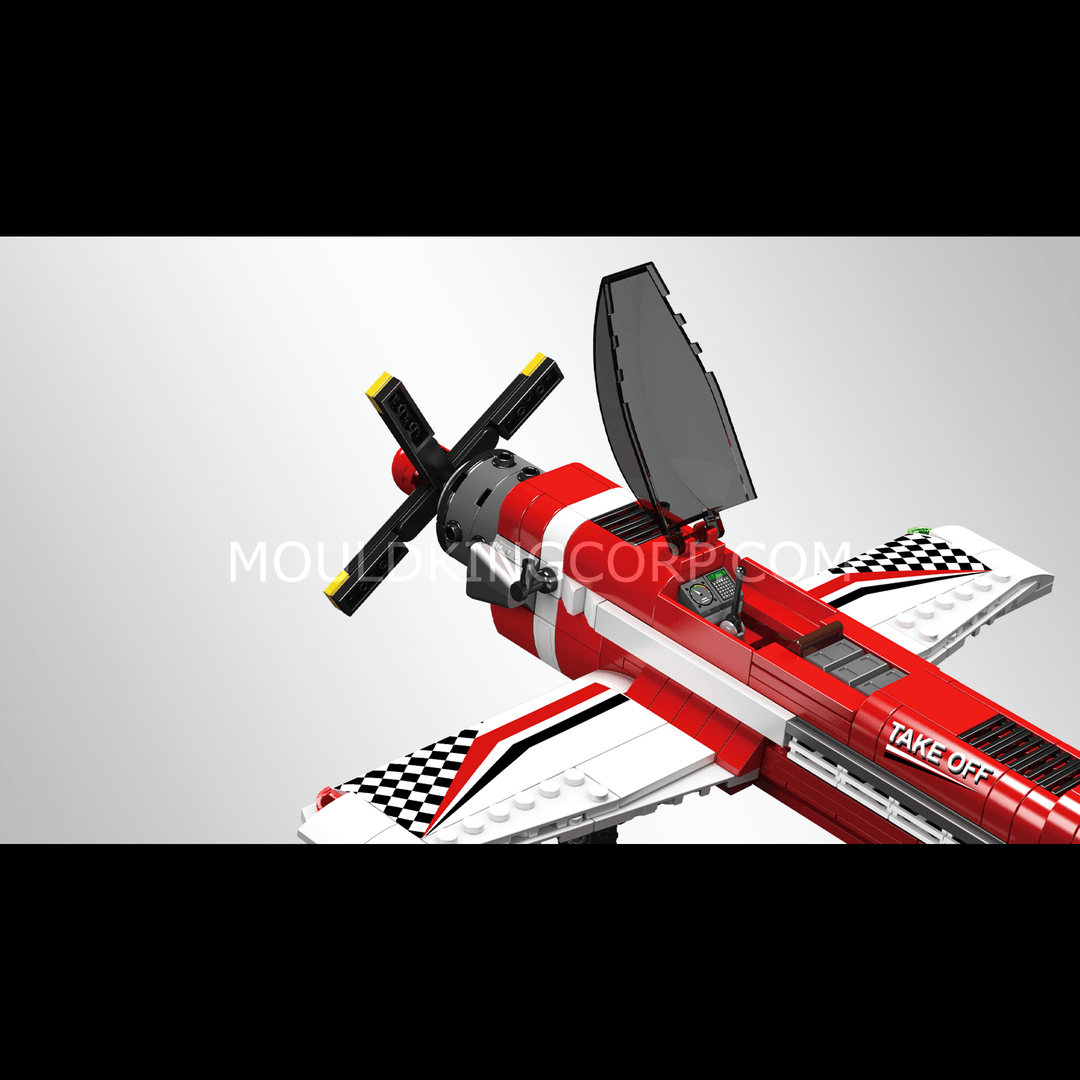 Mould King 24058 Kit de construction de maquettes d'avion de course | 470 pièces
